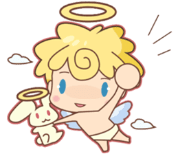 Angel Baby and his friend sticker #3320663