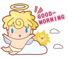 Angel Baby and his friend sticker #3320666
