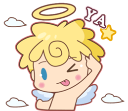 Angel Baby and his friend sticker #3320668