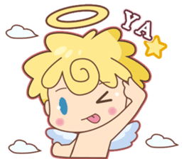 Angel Baby and his friend sticker #3320668