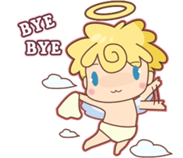 Angel Baby and his friend sticker #3320671