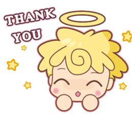Angel Baby and his friend sticker #3320673
