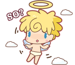 Angel Baby and his friend sticker #3320675
