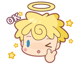 Angel Baby and his friend sticker #3320677
