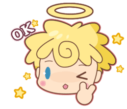 Angel Baby and his friend sticker #3320677