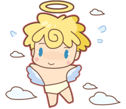 Angel Baby and his friend sticker #3320678