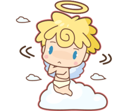 Angel Baby and his friend sticker #3320679