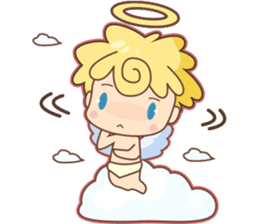 Angel Baby and his friend sticker #3320679