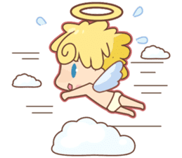 Angel Baby and his friend sticker #3320681
