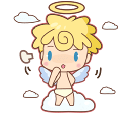 Angel Baby and his friend sticker #3320685