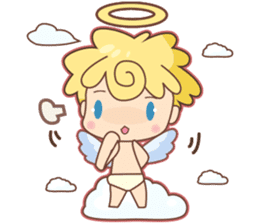 Angel Baby and his friend sticker #3320685
