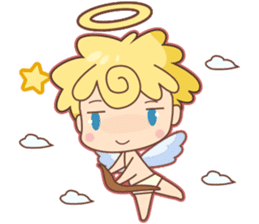 Angel Baby and his friend sticker #3320694