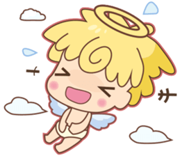 Angel Baby and his friend sticker #3320695