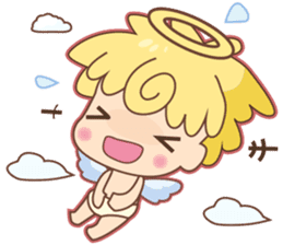 Angel Baby and his friend sticker #3320695