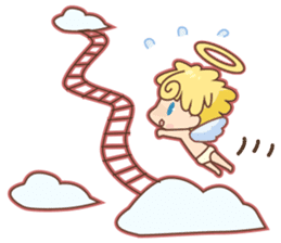 Angel Baby and his friend sticker #3320697