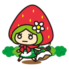 Strawberry hood sticker #3320778