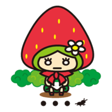 Strawberry hood sticker #3320779