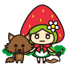 Strawberry hood sticker #3320781