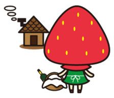 Strawberry hood sticker #3320782