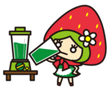 Strawberry hood sticker #3320784