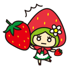 Strawberry hood sticker #3320790