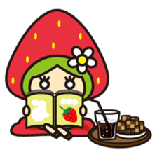 Strawberry hood sticker #3320791