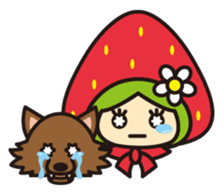 Strawberry hood sticker #3320793