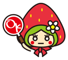 Strawberry hood sticker #3320796