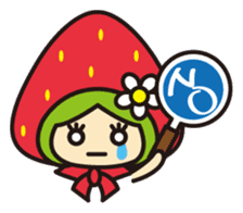 Strawberry hood sticker #3320797