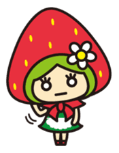 Strawberry hood sticker #3320806