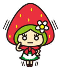Strawberry hood sticker #3320807