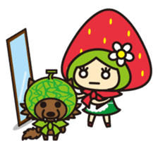 Strawberry hood sticker #3320810