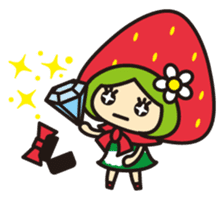 Strawberry hood sticker #3320812
