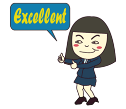 Working Women - Office Girl sticker #3320997