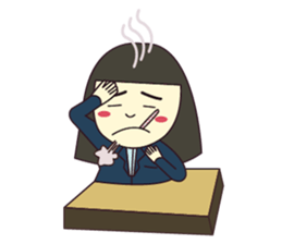 Working Women - Office Girl sticker #3320999