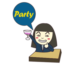 Working Women - Office Girl sticker #3321002