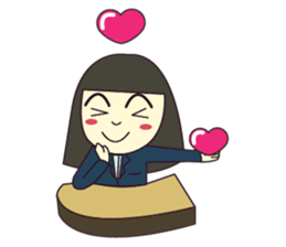 Working Women - Office Girl sticker #3321005