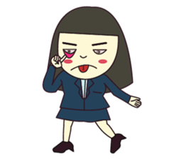 Working Women - Office Girl sticker #3321006