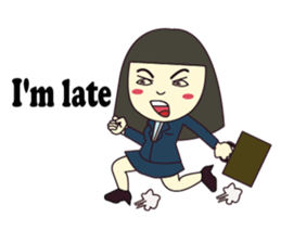 Working Women - Office Girl sticker #3321007