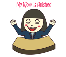 Working Women - Office Girl sticker #3321010
