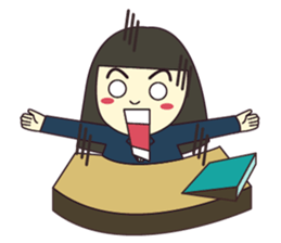 Working Women - Office Girl sticker #3321017