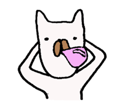 A dog or cat. sticker #3321340