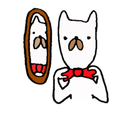 A dog or cat. sticker #3321357