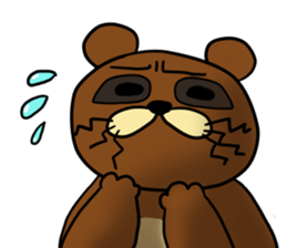 A raccoon dog and fox sticker #3321380