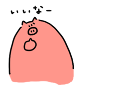Sticker pig 2 sticker #3321727