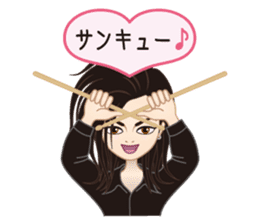 Japanese famous drummer Masanori Ohyama sticker #3322786