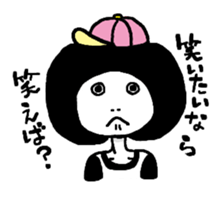 bristle girl sticker #3323135