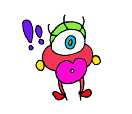 The snazzy monster "PIMO" sticker #3323418