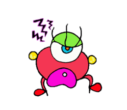 The snazzy monster "PIMO" sticker #3323421