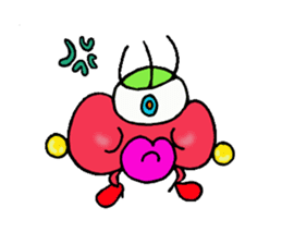 The snazzy monster "PIMO" sticker #3323422